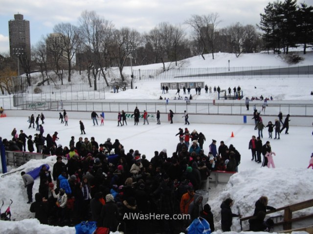 NUEVA YORK CENTRAL PARK 40, Lasker Rink, ice skate, patinaje sobre hielo New York City