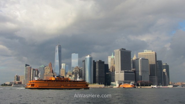 New York Nueva Downtown desde Governors Island