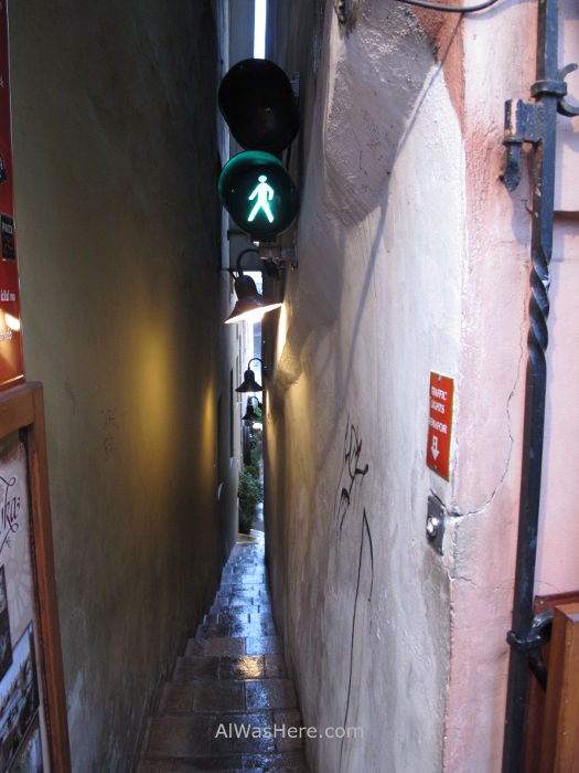 Calle estrecha, Praga