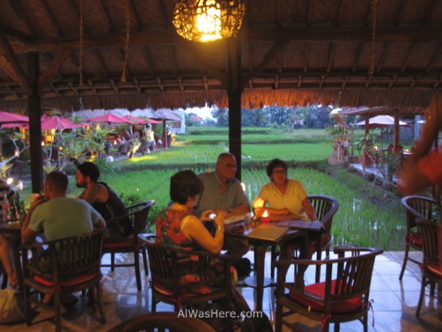 Restaurante arrozal Ubud