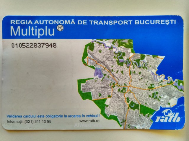 Bucarest 1. tarjeta Transporte, bus 783 aeropuerto, Rumania. Bucharest airport Romania Activ smart card