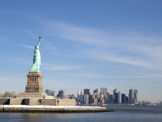 Estatua de la Libertad 4, Nueva York y Downtown. New. Statue of Liberty