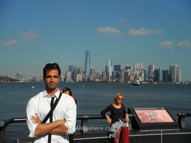 Estatua de la Libertad 7, Nueva York. New. Statue of Liberty vista del Downtown alwashere