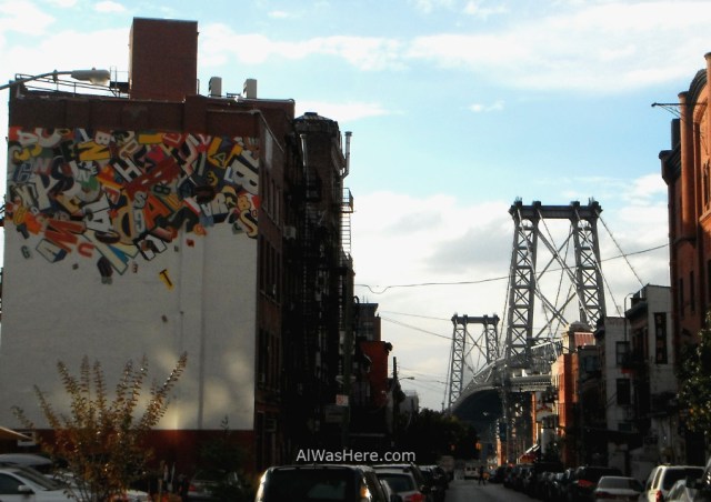 BROOKLYN 11. Grafiti y el puente de Williamsburg Nueva York. New graffiti