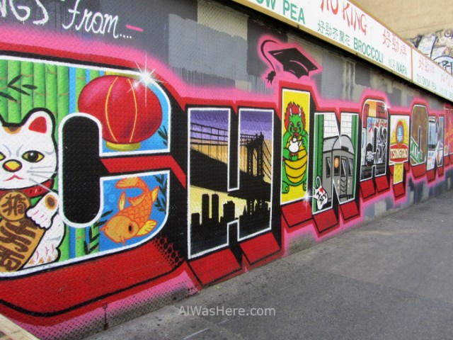 NUEVA YORK Chinatown 1. Graffiti grafiti New