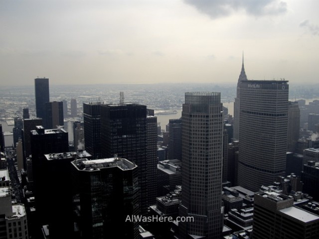 Rockefeller Center 4. Vista de Edifico Chrysler desde el Top of the Rock. view invierno winter Nueva York New