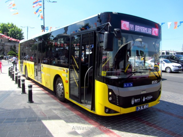 Estambul como desplazarse 5. Autobus Istanbul