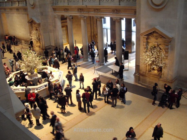 Nueva York Metropolitan 1. Entrada principal, main hall. Museo Arte, Art Museum, Nueva York. New.