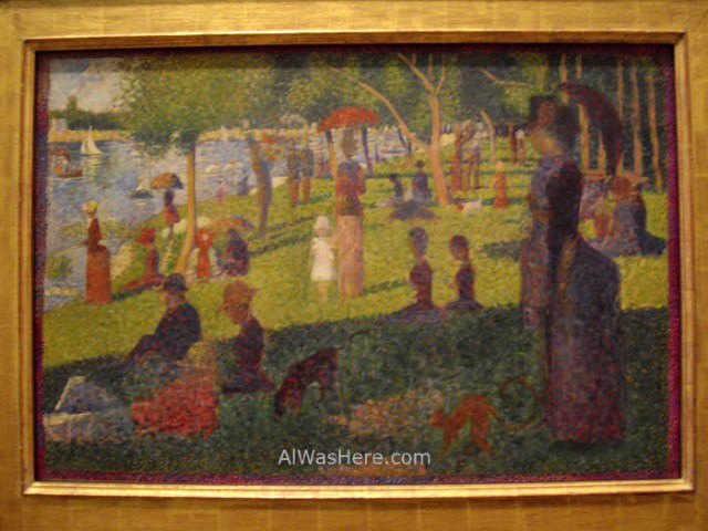 Nueva York Metropolitan 10. impresionismo George Seurat un domingo en La Grande Jatte Impressionism sunday Museo Arte, Art Museum, Nueva York. New.
