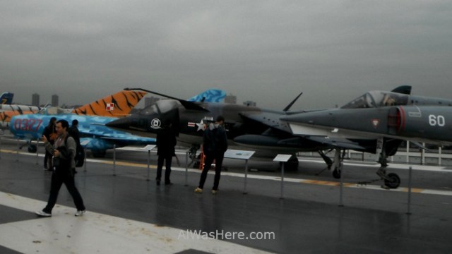 Nueva York Museo intrepido mar aire y espacio 6. Cubierta del portaaviones. Museum air sea, space (2) aircraft carrier