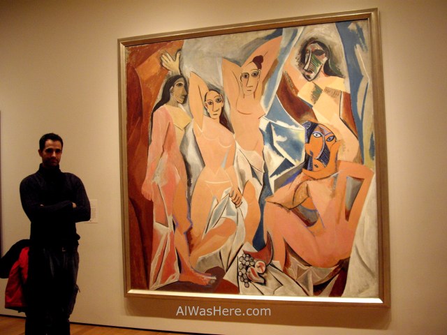 NUEVA YORK MUSEOS ARTE MODERNO 5. MoMA museum New Picasso Las señoritas de Avignon Ladys of ALWASHERE