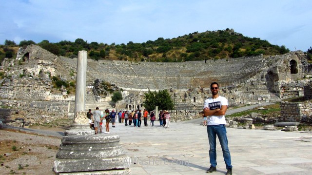 EFESO 4.Gran teatro romano, Grand roman theather Alwashere Turquia. Ephesus Turkey
