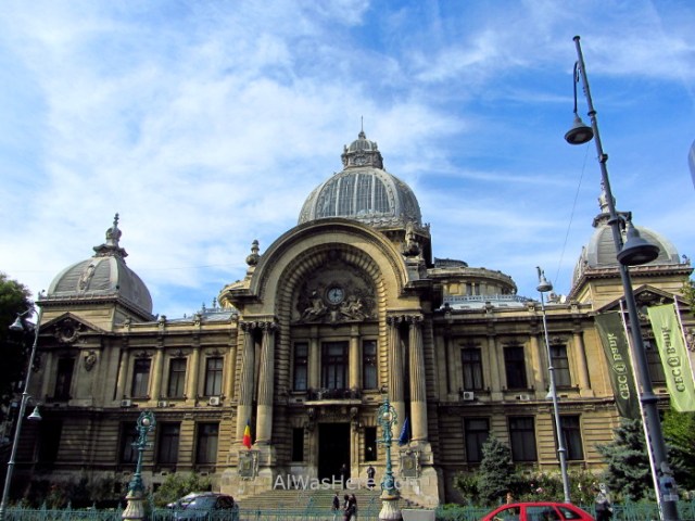 BUCAREST itinerario 4. Palatul CEC Centro historico old town, Rumania. Romania Bucharest