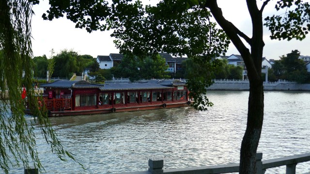 SUZHOU desplazarse 0. Barco canal bote. Boat China