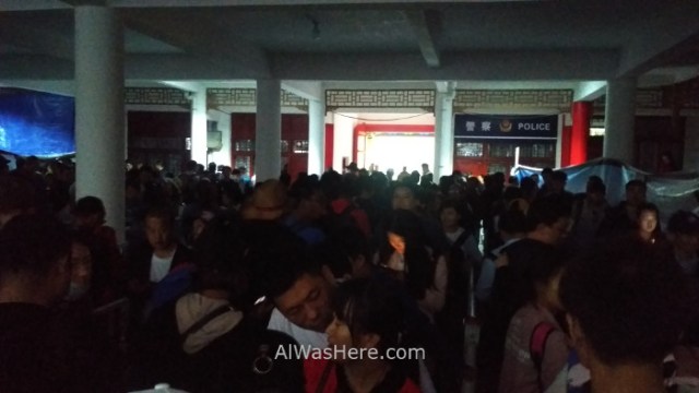 CHINA Golden Week Huashan 4 teleferico Cable car