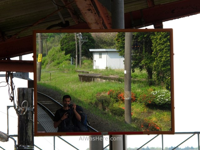 Kirishima Parque Nacional 1. National Park Japon Japan Kyushu Estacion tren Jingu Station train Alwashere