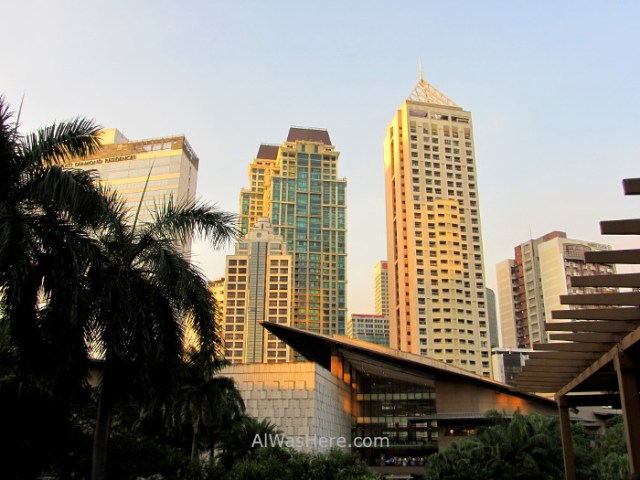 MAKATI información 3. edificios hoteles greenbelt park mall, Manila, Filipinas Philippines