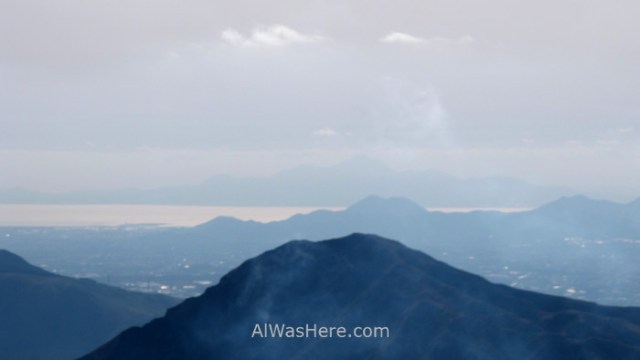 MONTE ASO 14. Mar sea Sendero trail Nakadake Asosan Mount Summit, Kyushu, Japon, Japan