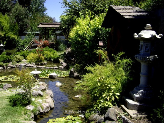 SANTIAGO DE CHILE 1. Cerro San Cristobal Parque Metropolitano Jardin japones Japanese garden