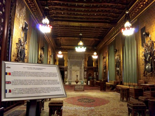 CASTILLO DE PELES 2. sala morisca moorish room castle, Sinaia Rumania Romania
