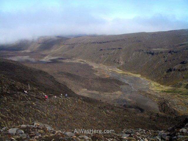 TONGARIRO NATIONAL PARK 2 Alpine Crossing Crater Sur South New Zealand Parque Nacional Nueva Zelanda