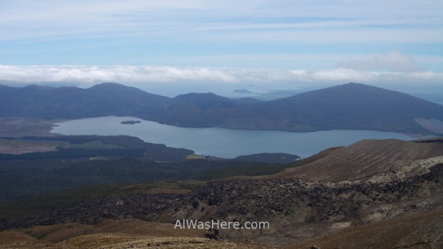 TONGARIRO NATIONAL PARK 8 Alpine Crossing Lago Rotoaira y Taupo, Lake Parque Nacional Nueva Zelanda. New Zealand